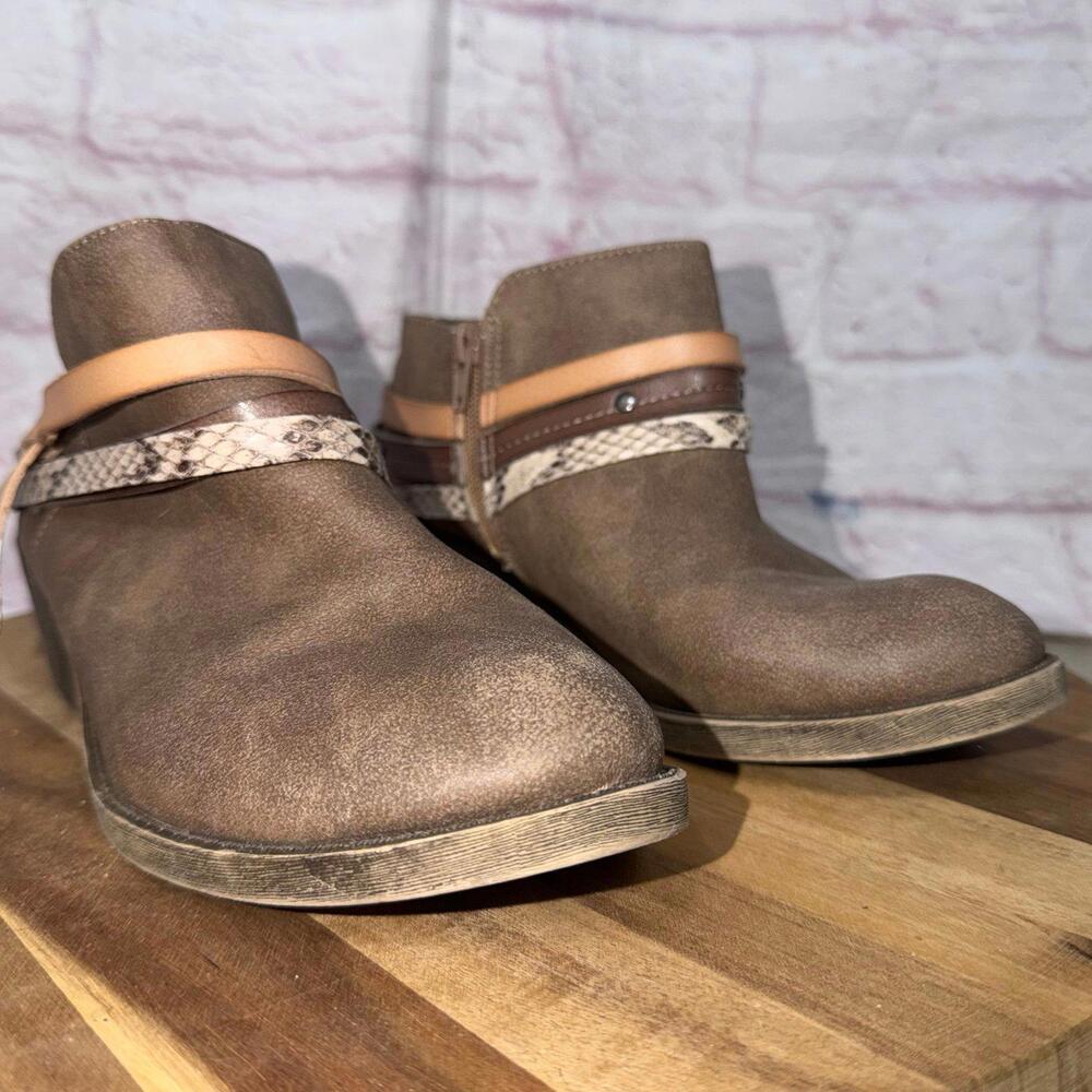 Jellypop Nashville Women's Ankle Boots in Brown Size 7